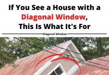 If You See a House With a Diagonal Window, This is What it’s For