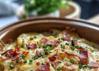 Slow Cooker Scalloped Potatoes with Ham Recipe